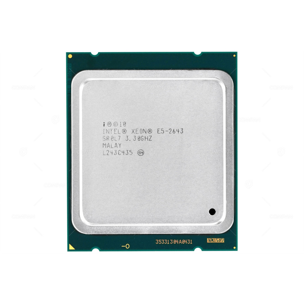 SR0L7 INTEL XEON E5-2643 3.30GHZ 6 CORE 10MB CACHE 130W LGA2011